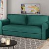 Sofa LARGO 246 cm rozkładana 3-osobowa z pojemnikiem – funkcja spania - widok z boku