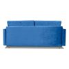 Nowoczesna sofa rozkładana z funkcją spania i pojemnikiem – 210 cm - aranżacja w salonie