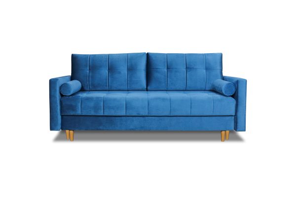 Nowoczesna sofa rozkładana z funkcją spania i pojemnikiem – 210 cm - widok główny