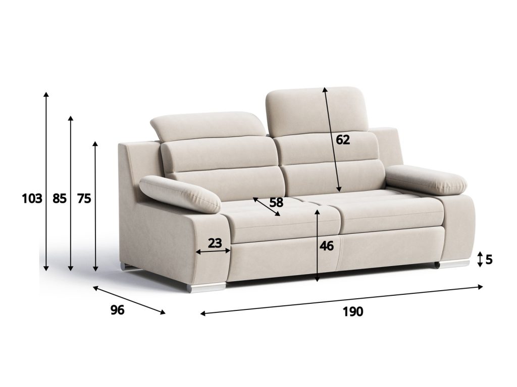 Amber Sofa 2-osobowa - widok główny