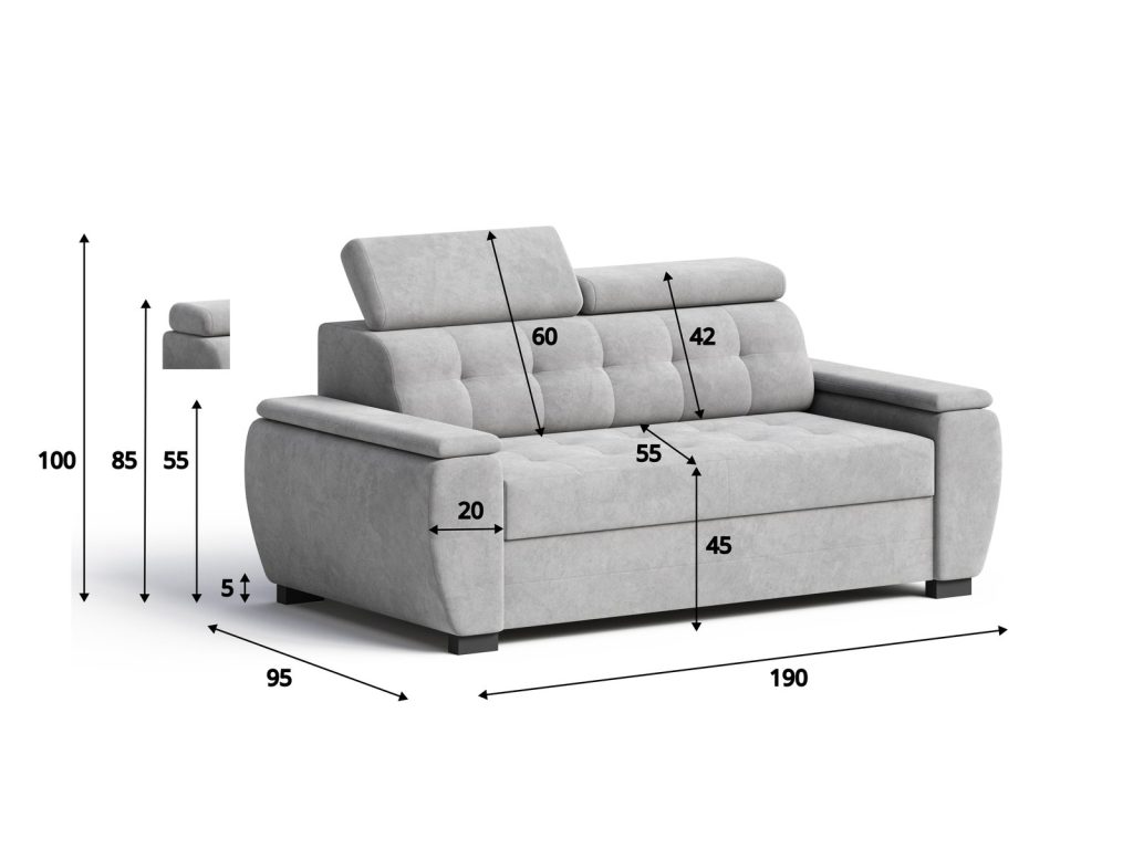 Grand Sofa 2-osobowa - widok główny