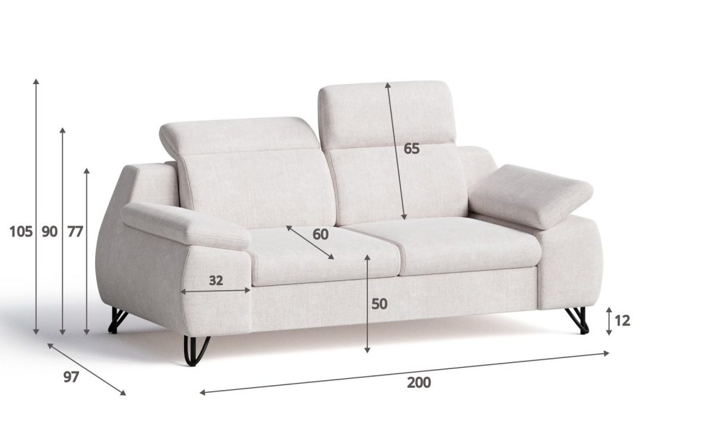 Iverto Sofa 2-osobowa - mechanizm spania