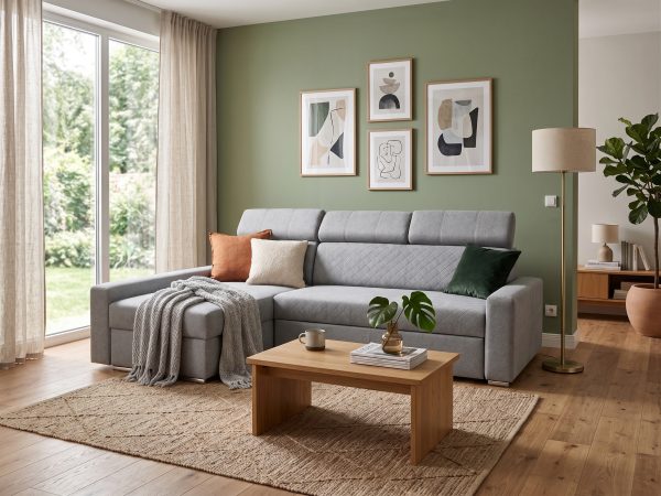 Narożnik Loft w aranżacji salonu